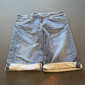 Kut from the Kloth Rolled Cuff Blue Jeans